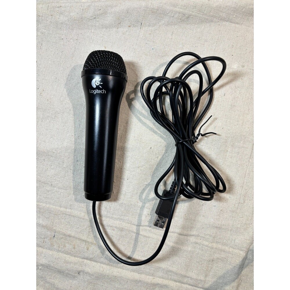 Logitech Microphone Handheld Wired Very Simple WORKS Watch Video